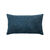 Kussenhoes in chenille - set van 2 (marine)