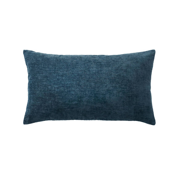 Housse de coussin chenille - lot de 2 (marine)