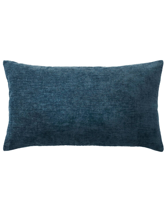 Kussenhoes in chenille - set van 2 (marine)