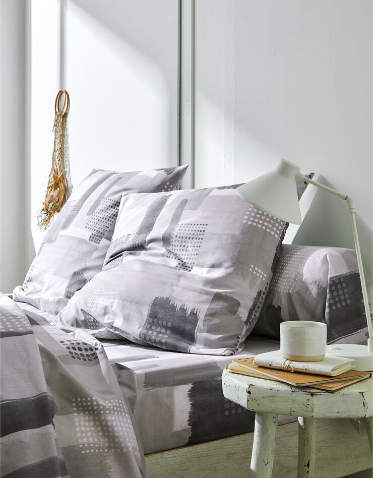 Linge de lit Mani - coton polyester, gris Linge de lit Mani - coton polyester, gris, hi-res image number 3