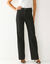 Ruime rechte jeans, hoge taille, grote lengte (used black)