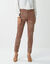 Bedrukte broek met kasjmiermotief (taupe)