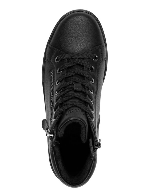 Sneakers met hoge schacht met comfortabele breedte, Jana® (zwart)