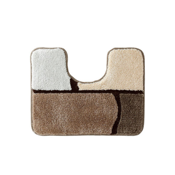 Patchwork badmatje (beige)