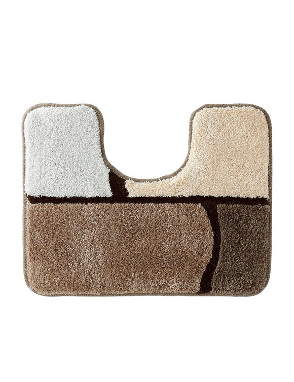 Patchwork badmatje (beige)