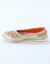 Soepele ballerina's in leer (goudkleurig)