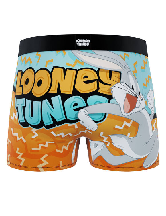 Boxer jersey stretch Looney Tunes Freegun® - lot de 2 (orange + bleu)