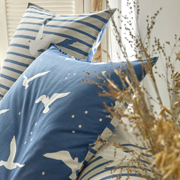 Linge de lit Plage - coton (gris)