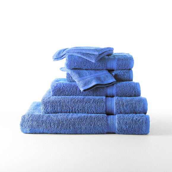 Collection serviettes de bain unies - confort moelleux 420 g/m&sup2; (bleu dur)