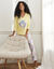 T-shirt met lange mouwen "Nature Sauvage" (geel)
