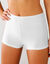 Boxer en coton extensible uni – Lot de 10  (blanc / noir)