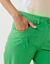 Rechte 7/8-broek met stretch (appelgroen)