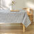 Nappe toile cirée imprimé courbes (gris)