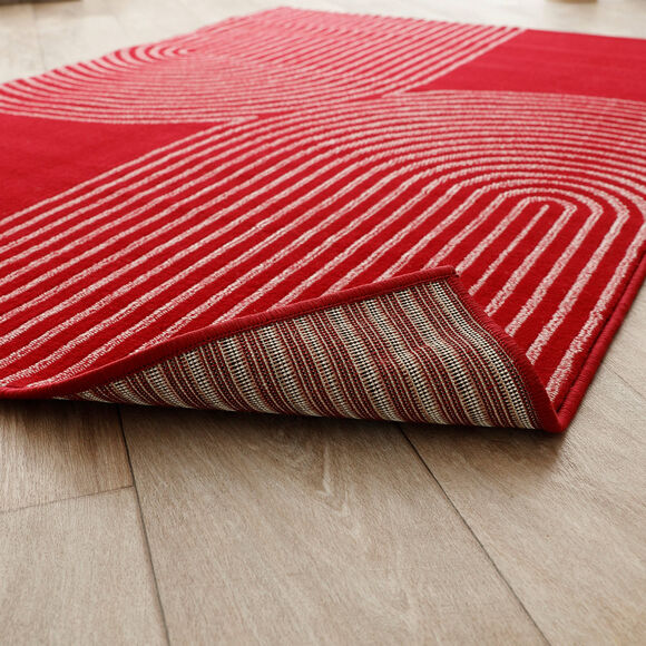 Tapis motif double arche (terracotta)