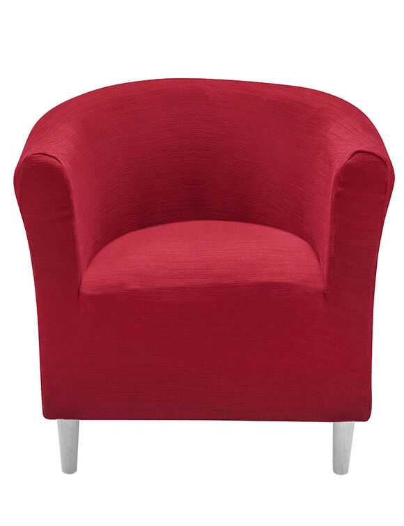 Housse extensible unie spéciale fauteuil cabriolet (bordeaux)