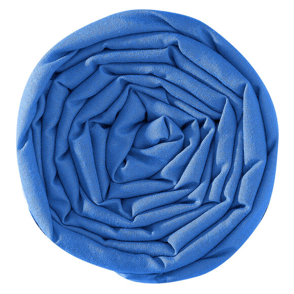 Effen hoeslaken in jersey, hoekdiepte 40 cm (oceaanblauw)