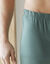 Pantalon pyjama coton uni (donkergroen)