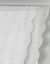 Rideau broderie Cornely finition passe-tringle embrasse assortie - la paire (blanc)