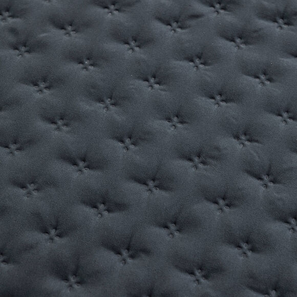 Slipvrije salonbeschermer in gematelasseerde microvezel (grijs)