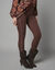 Legging clout&eacute; (chocolat)