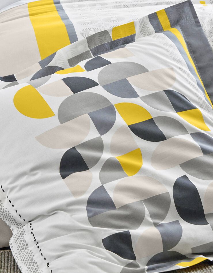 Linge de lit Delirium - coton, gris / jaune Linge de lit Delirium - coton, gris / jaune, hi-res image number 4