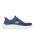 Baskets à lacets enfilage facile GO WALK FLEX (bleu)