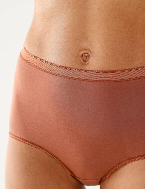 Culotte super maxi basique - lot de 3 (chocolat)