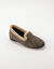 Chaussons motif l&eacute;opard minimaliste (beige / noir)