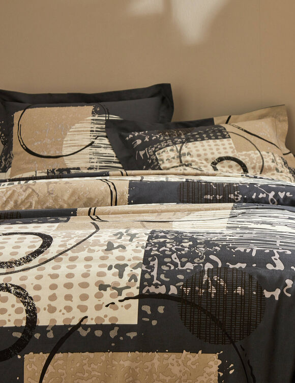 Linge de lit Diane - coton (carbone)
