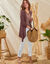 Soepel vest met lange mouwen (taupe)