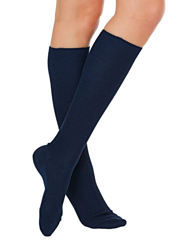 Mi-bas jambes sensibles - lot de 2 paires (bleu)