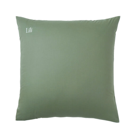 Taie d'oreiller coton, personnalisable  (eucalyptus)