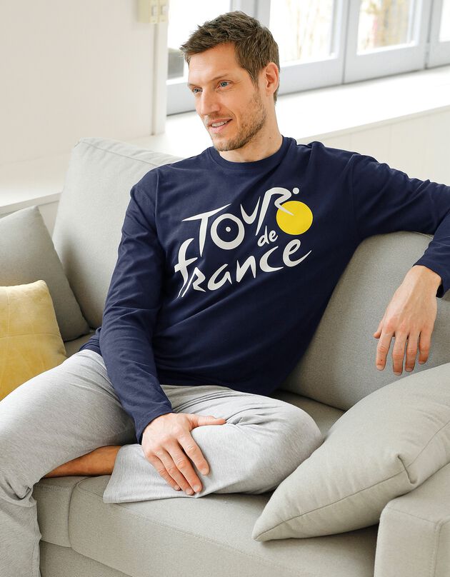 Pyjama Tour de France®, marine / gris chiné, hi-res