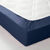 Effen hoeslaken in katoen, hoekdiepte 32 cm (marine)