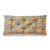 Long coussin de sol imprimé feuillage (geel)