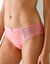 Culotte midi coton dentelle imprimé fleuri Coria - lot de 2 (roze)