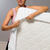 Protège matelas molleton bi-extensible absorbant (blanc)