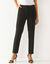 7/8-broek in slimmodel, effen (zwart)