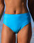 Bas de maillot de bain taille haute uni Solaro (turquoise)