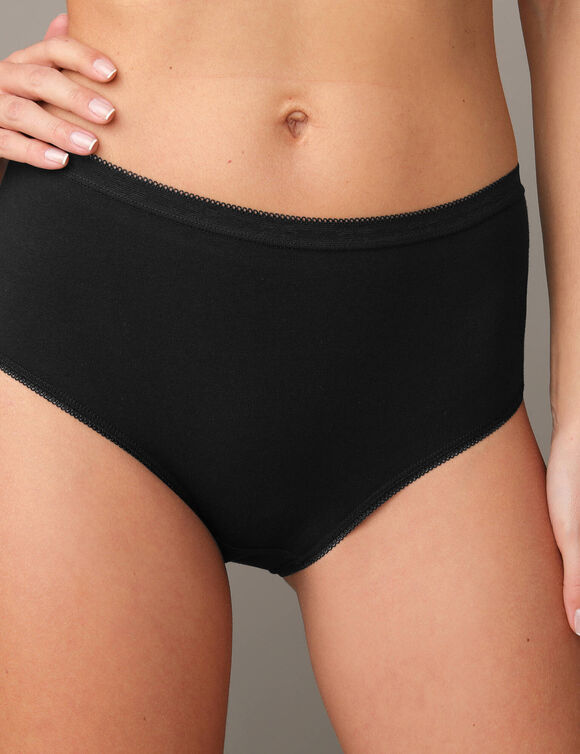 Culotte maxi basique - lot de 3 (noir)