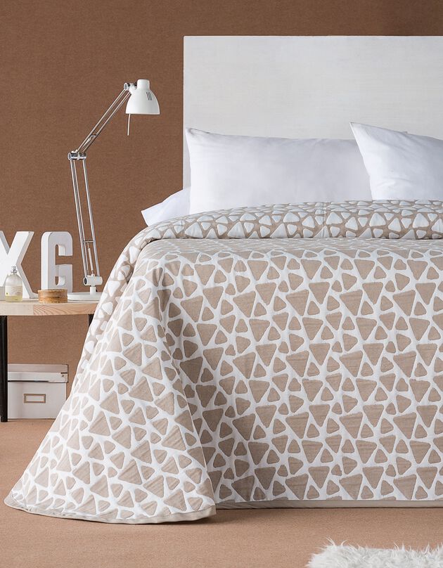 Couvre-lit jacquard Onix (taupe)