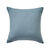 Housse de coussin unie bachette - lot de 2 (bleu gris&eacute;)