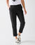 Pantalon 7/8ème fuselé rayé (noir / blanc)