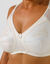 Soutien-gorge grand maintien maille brod&eacute;e - sans armatures (ivoire)