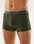 Shorty Basic Coton - set van 4 (zwart + grijs + groen)