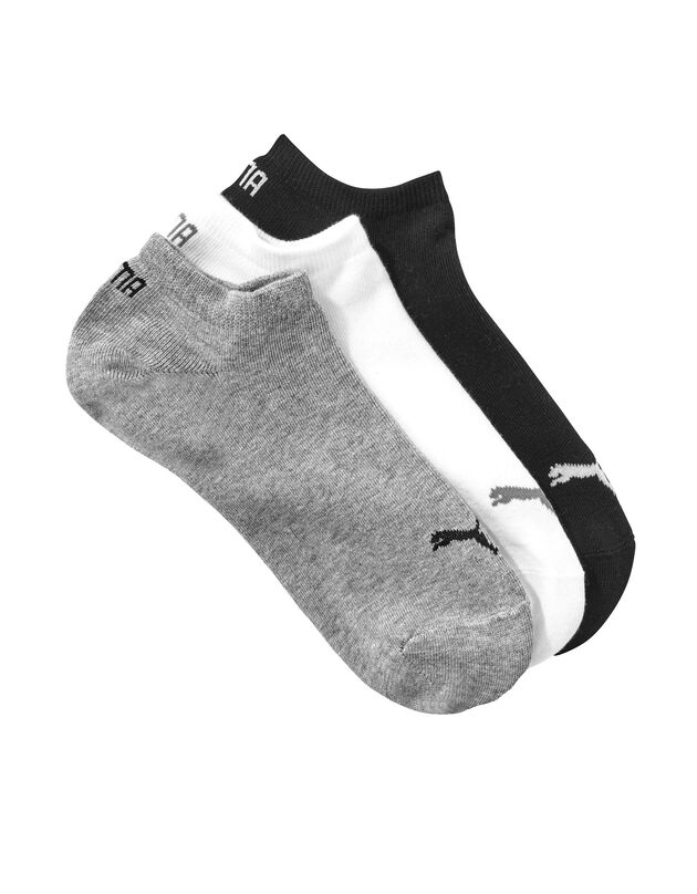 Sokken Sneaker Puma® - set van 3 paar grijs, wit, zwart, grijs + wit + zwart, hi-res
