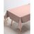 Tafellaken met metallic geometrische motieven (roze)