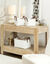 Panier de rangement tissu côtelé - lot de 3 (blanc)