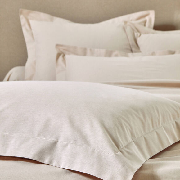 Linge de lit uni - coton bio** (ivoire)