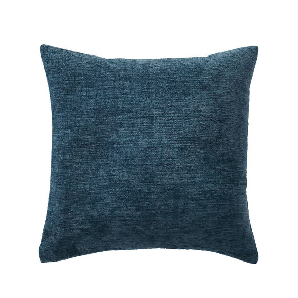 Housse de coussin chenille - lot de 2 (marine)